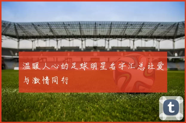 温暖人心的足球明星名字汇总让爱与激情同行