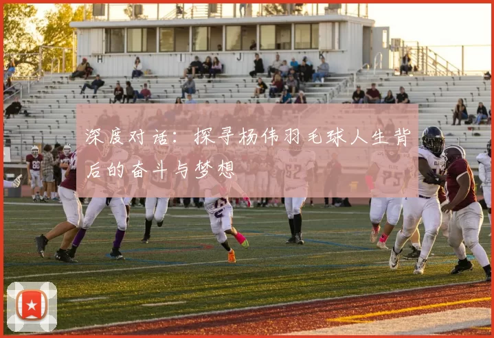 深度对话：探寻杨伟羽毛球人生背后的奋斗与梦想